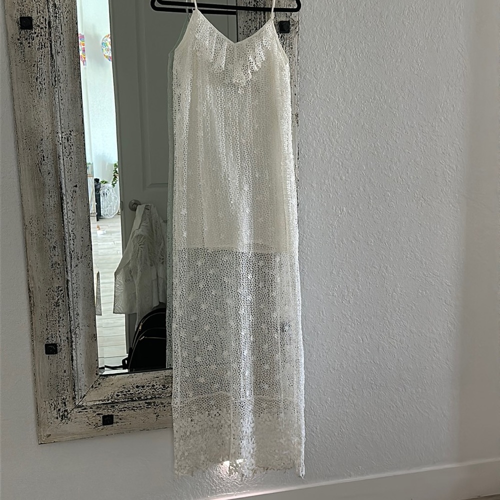 Gorgeous Luxurious Beach Wedding Dress Size 6